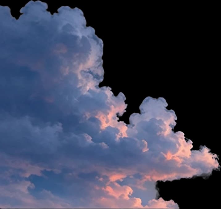 Left cloud bank