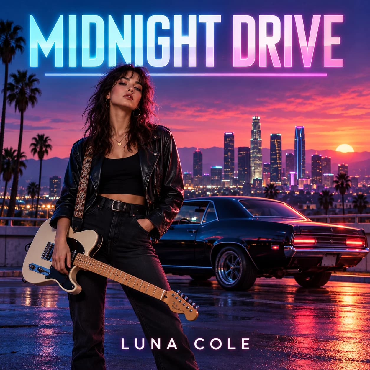 Alkuperäinen MIDNIGHT DRIVE -albumin kansikuva