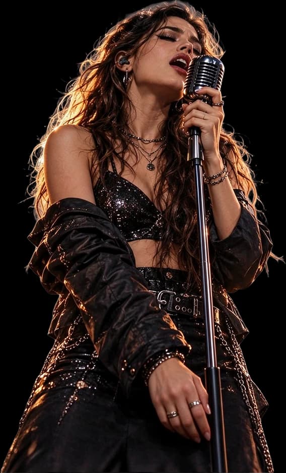 Singer & Microphone