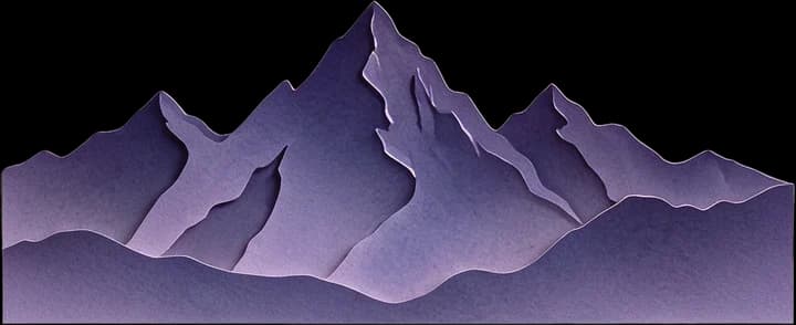 Distant mountain range