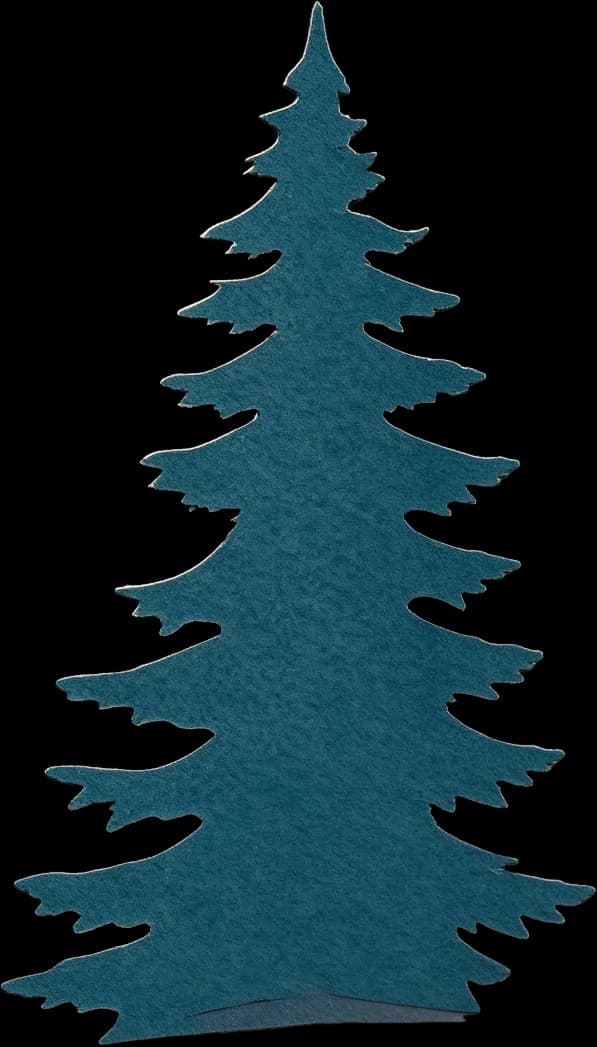 Right foreground conifer