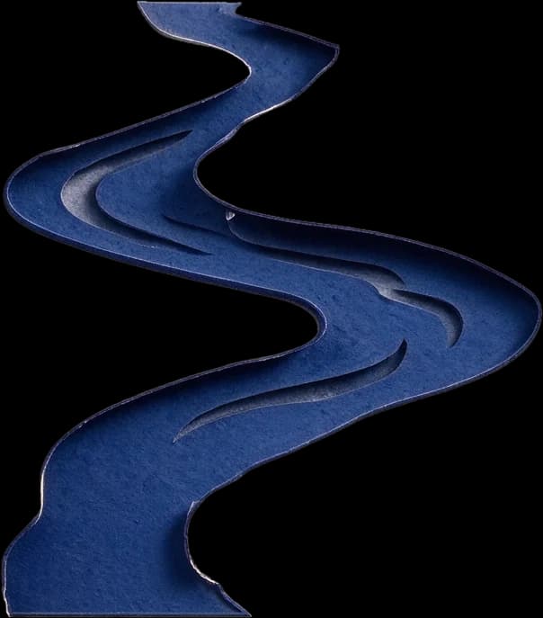 Winding river