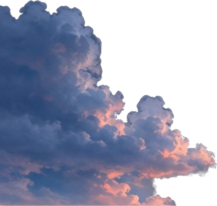 Left cloud bank
