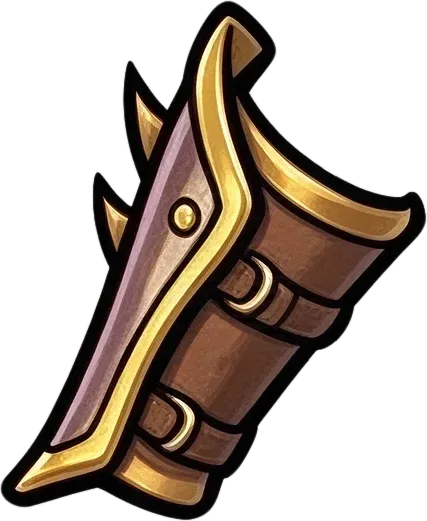 Right forearm armor