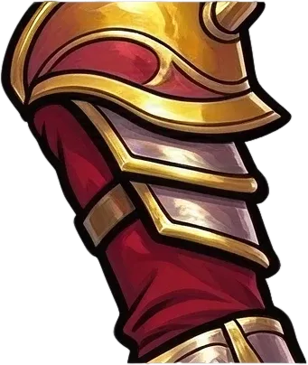 Left upper arm armor