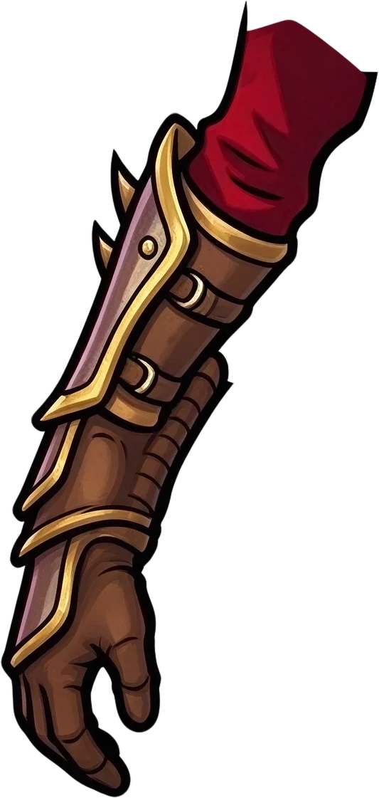 Left arm armor