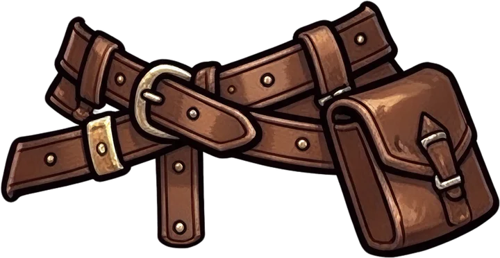 Belt with pouch