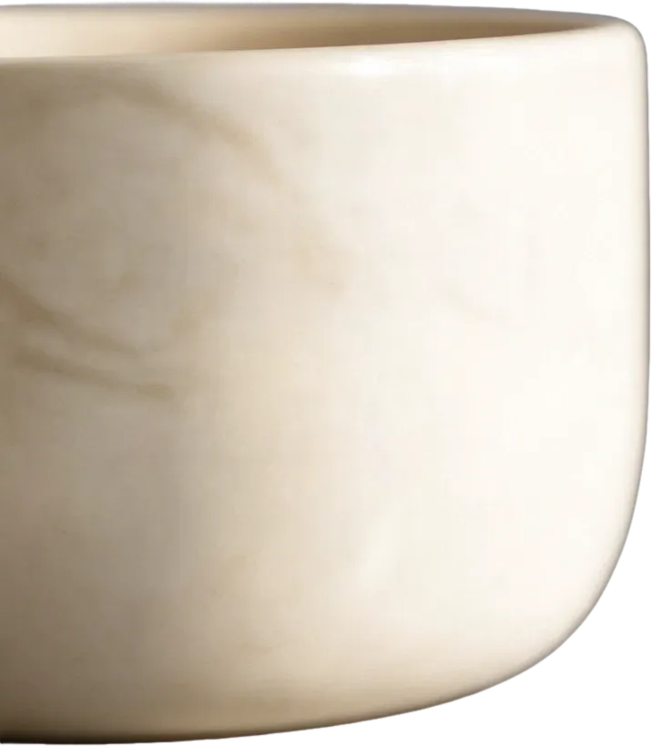 White ceramic bowl