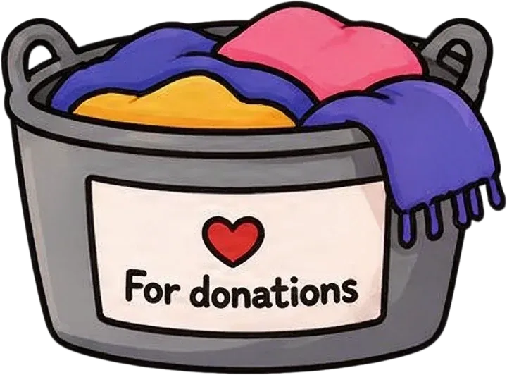 Donation clothing bin