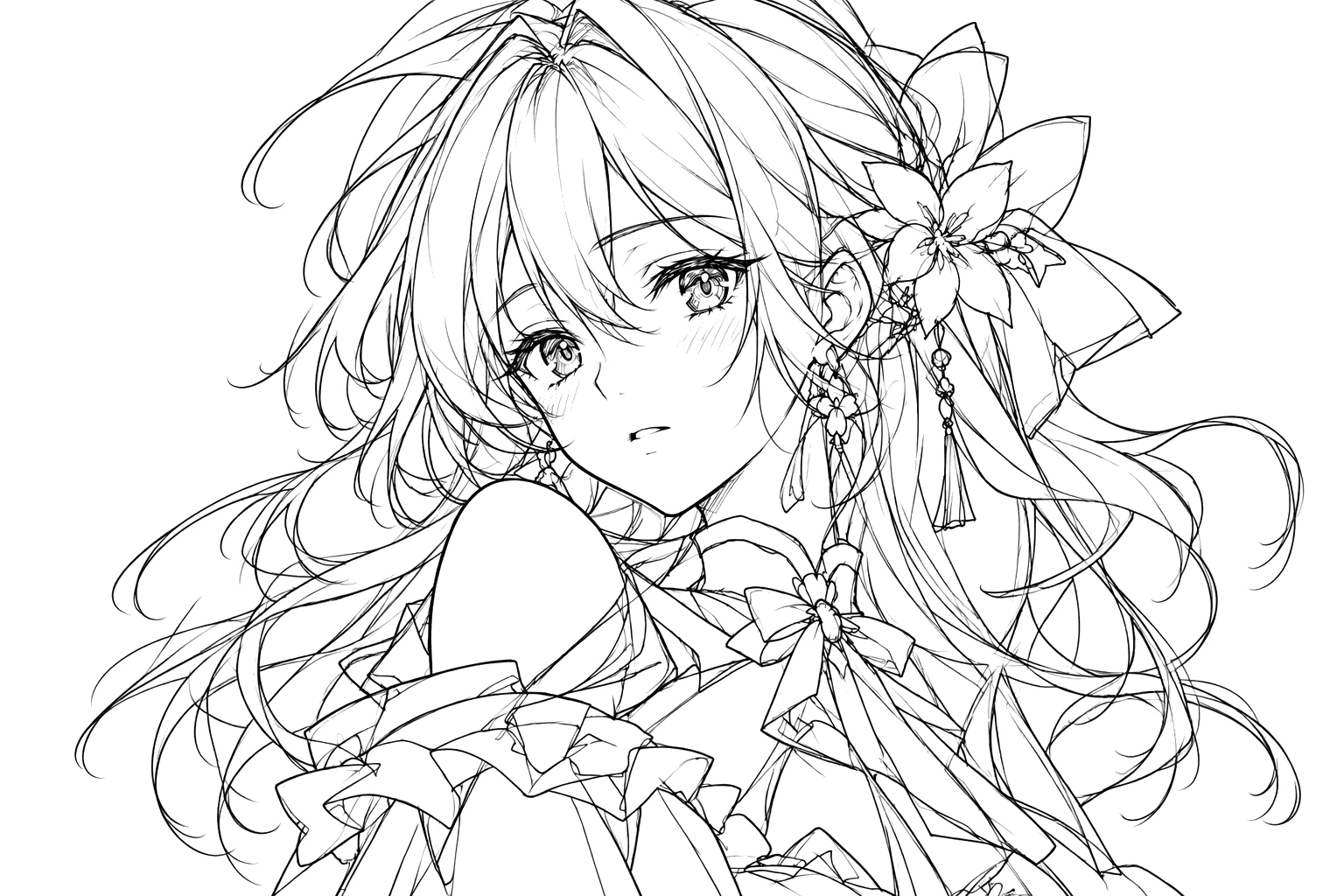Clean line art