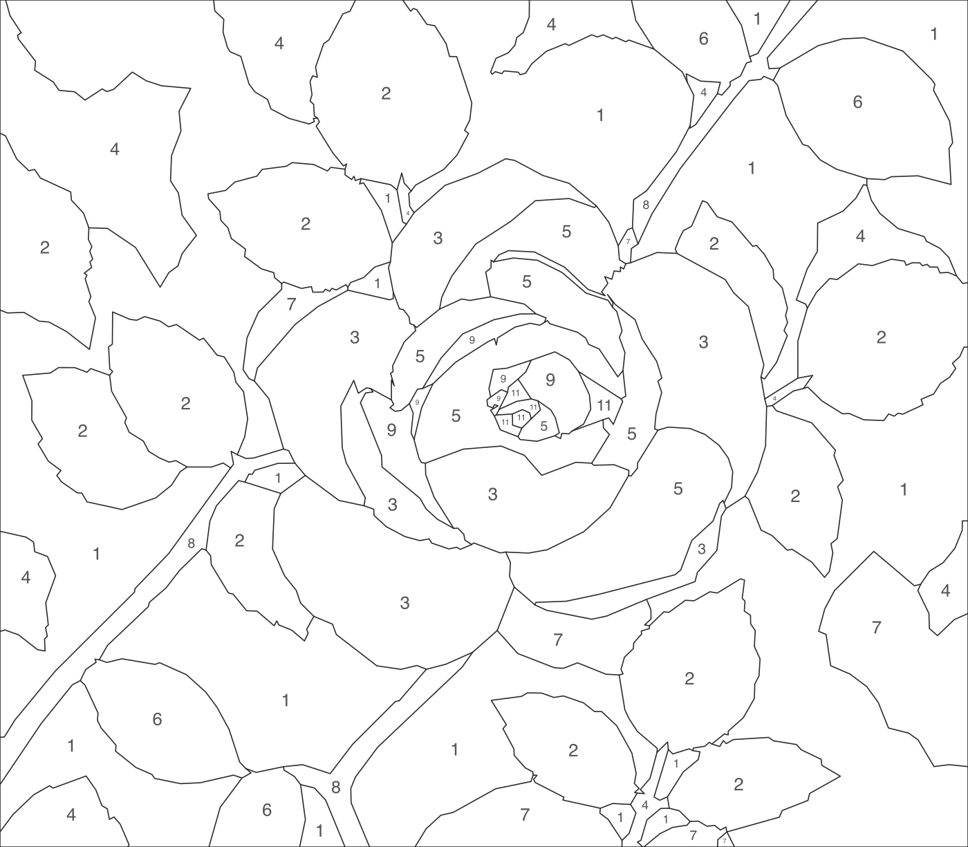 Paint by Numbers-design