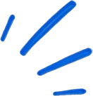 Blue sparkle decoration