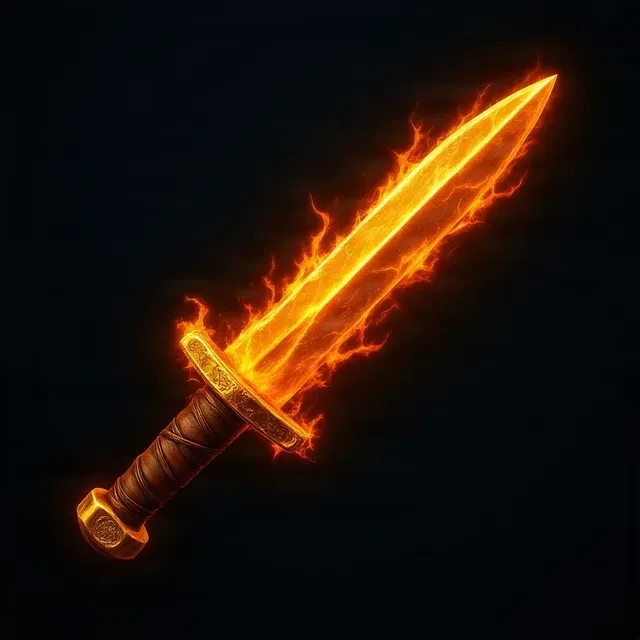 Legendary Flame Sword